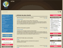 Tablet Screenshot of apem-meteorologie.fr